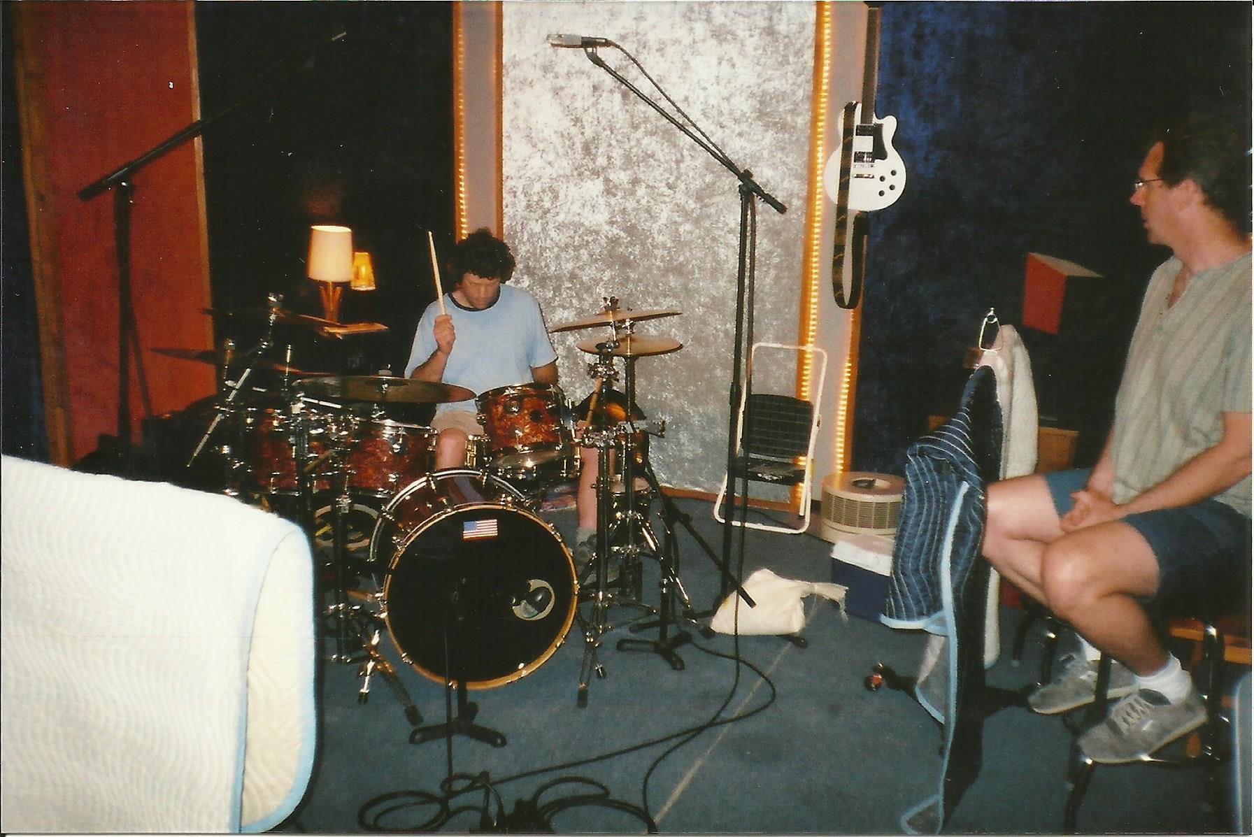 In the studio